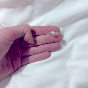 Opalescent Jewel Costume Ring, Size 7